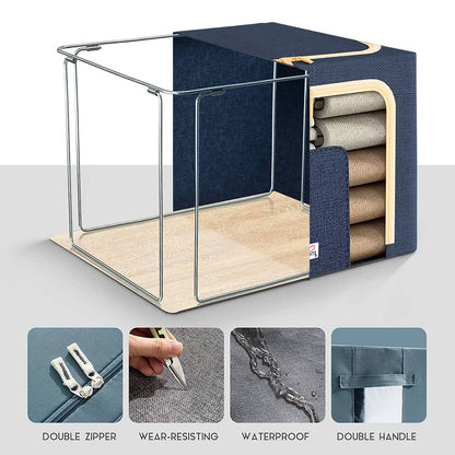 Collapsible Fabric Storage Containers, For Clothes,Blankets, Toys etc.