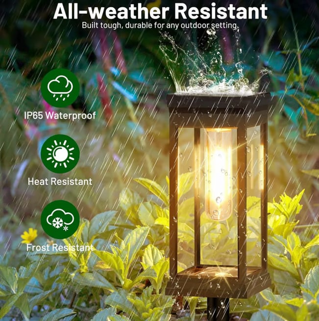 🔥Last Day 49% OFF🎄 Elegant Solar Pathway Lights – Auto On/Off & Waterproof for Garden & Yard