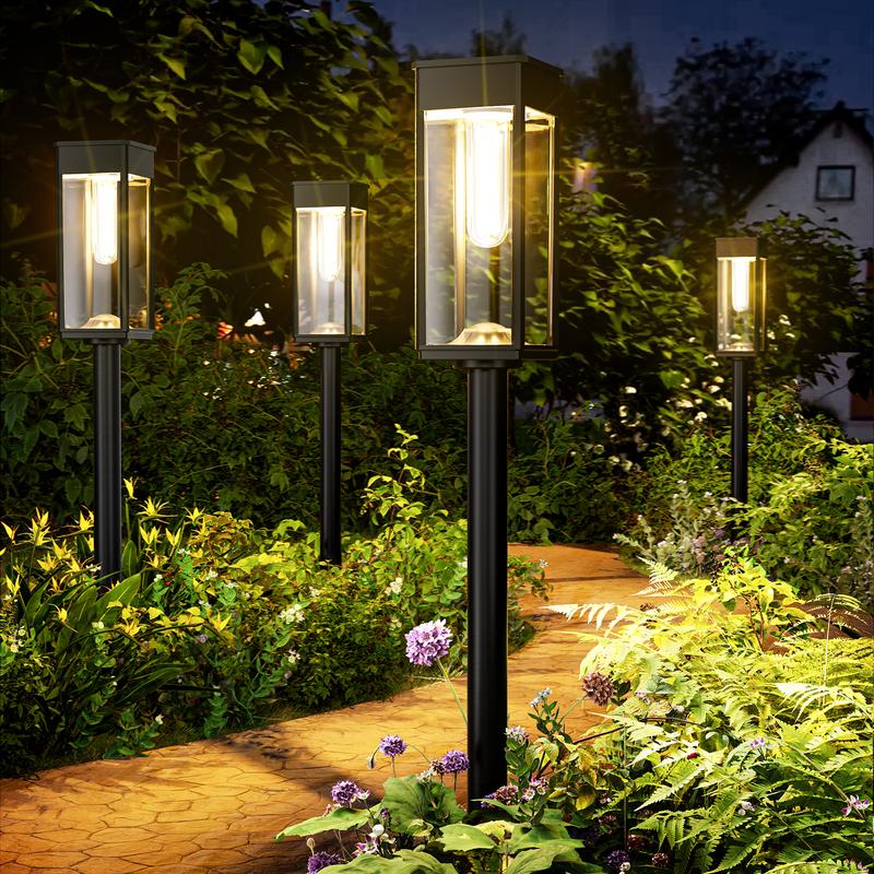 🔥Last Day 49% OFF🎄 Elegant Solar Pathway Lights – Auto On/Off & Waterproof for Garden & Yard