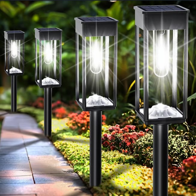 🔥Last Day 49% OFF🎄 Elegant Solar Pathway Lights – Auto On/Off & Waterproof for Garden & Yard