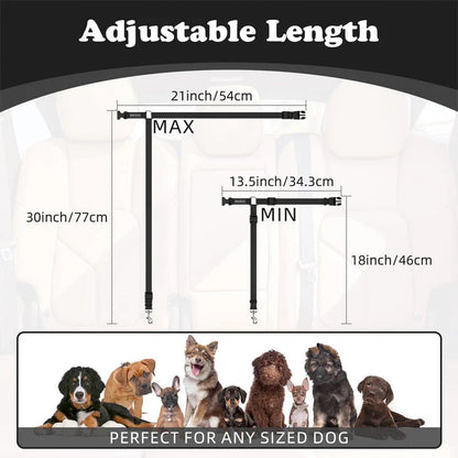 🔥Buy more save more🎁2-in-1 Dog Car Seat Belt & Walking Leash