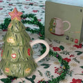 🎄DIY Ceramic Christmas Mug with Painting Kit🎄  - 300 ml