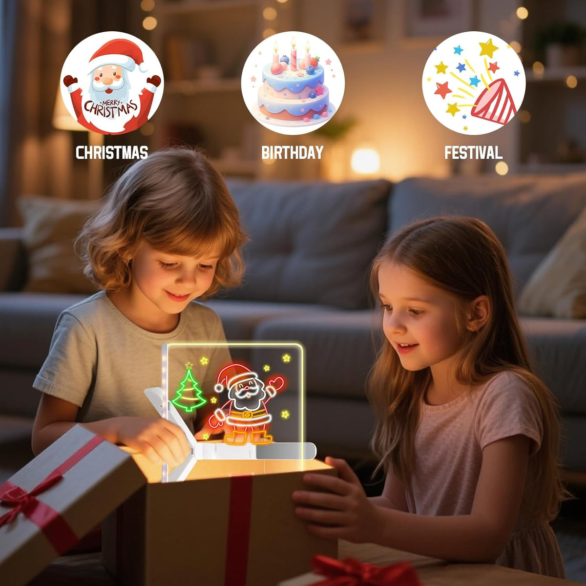 🖊️ Spark Creativity Instantly - 49% OFF - 🎁 Acrylic LED Message Board - For Vibrant, Endless Expression!