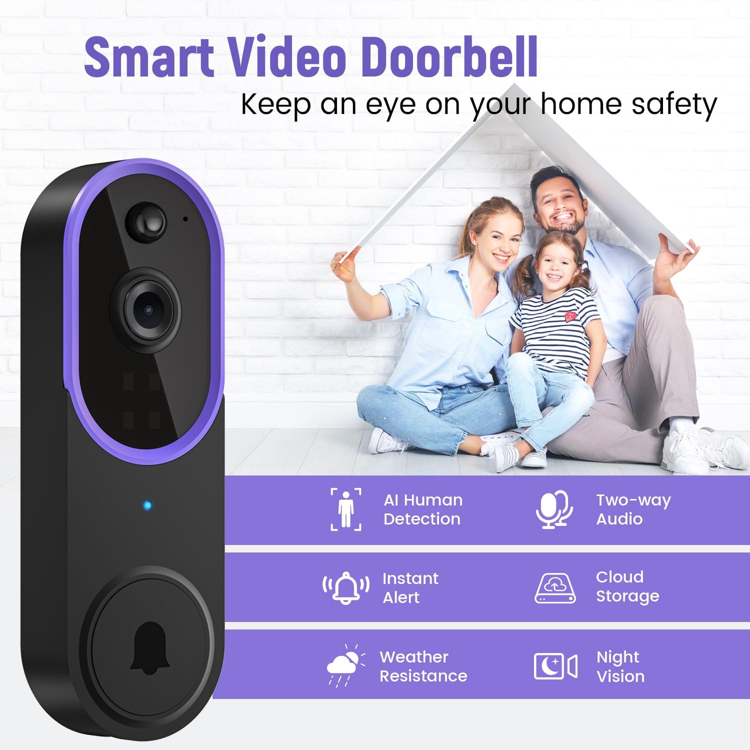 🎁Last Day 49% Off -Wireless Video Doorbell Camera