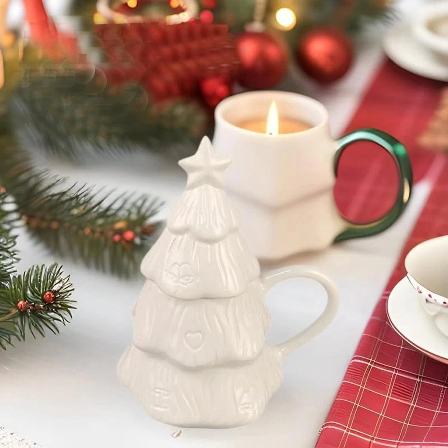 🎄DIY Ceramic Christmas Mug with Painting Kit🎄  - 300 ml