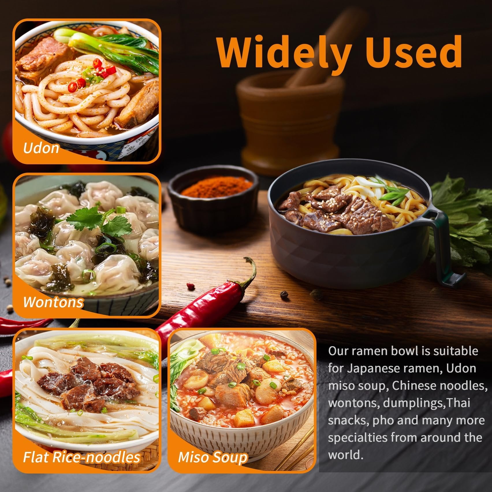 🔥Hot Sale 49% OFF🔥 - Ramen Cooker Ramen Bowl Set with Chopsticks🍜