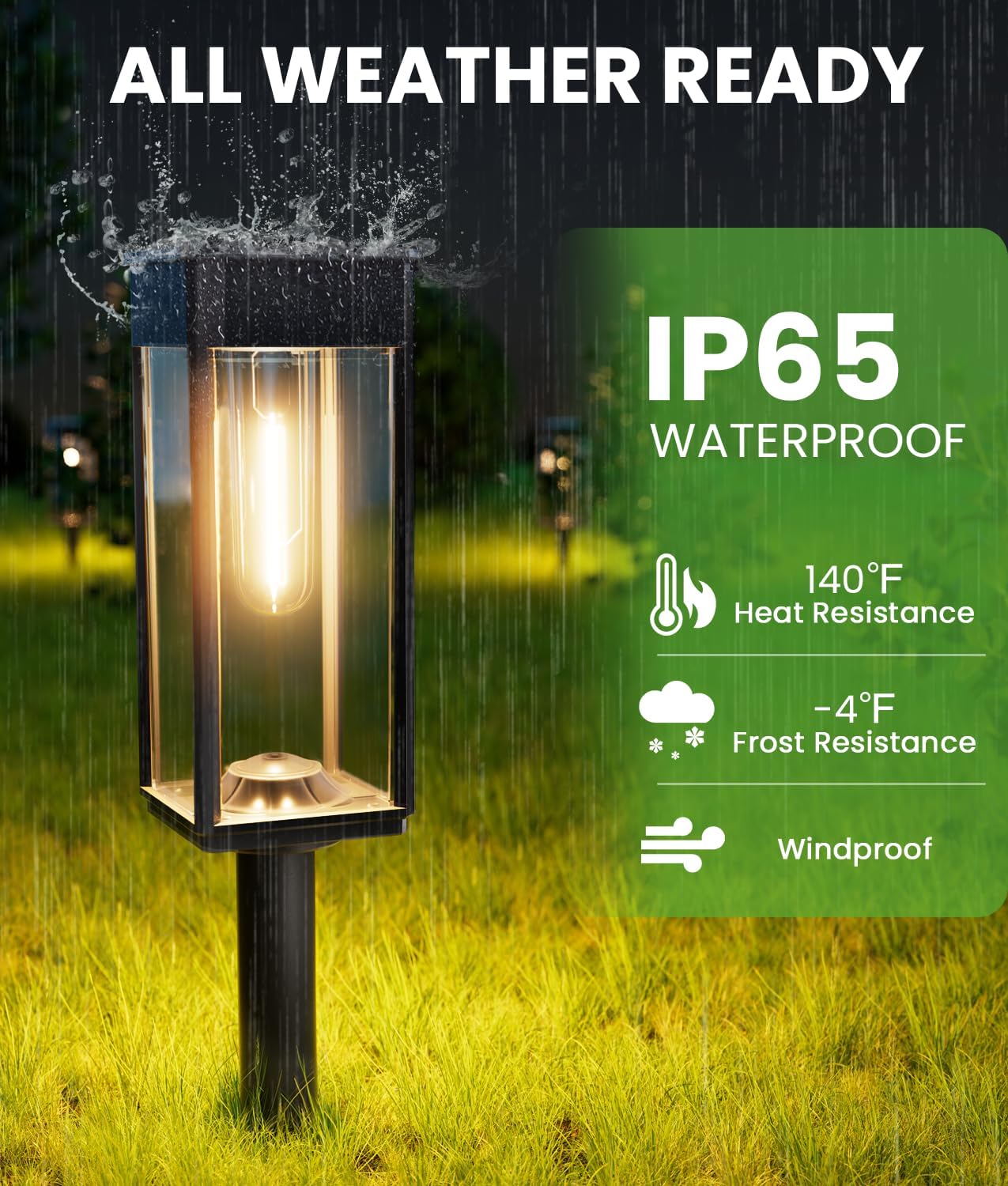 🔥Last Day 49% OFF🎄 Elegant Solar Pathway Lights – Auto On/Off & Waterproof for Garden & Yard