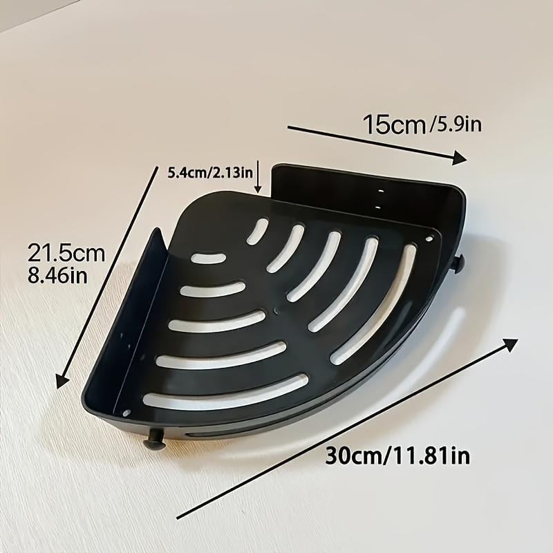 Triangle Shower Caddy Drill Free Wall MountShower Organizer