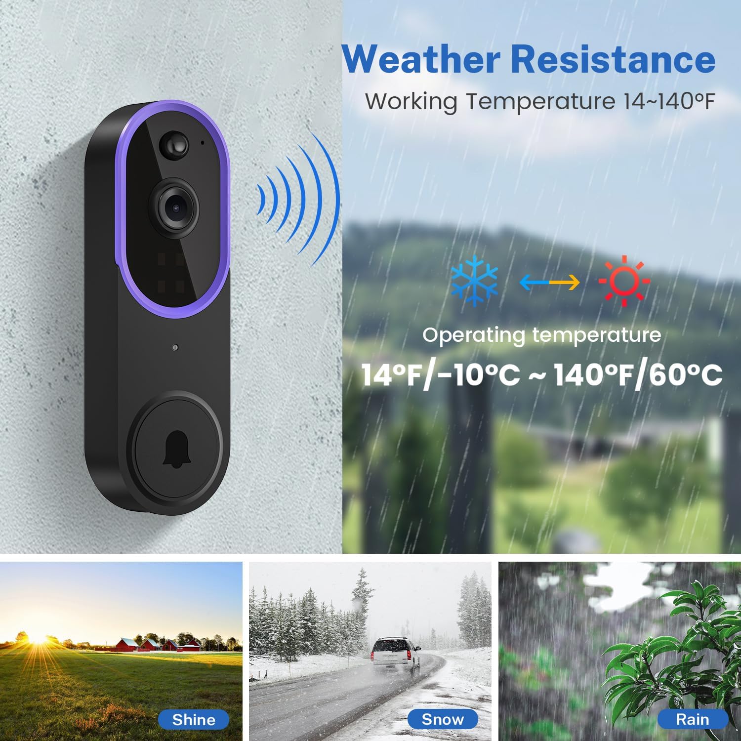🎁Last Day 49% Off -Wireless Video Doorbell Camera