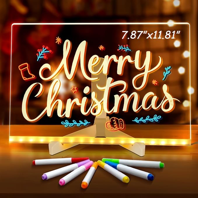 🖊️ Spark Creativity Instantly - 49% OFF - 🎁 Acrylic LED Message Board - For Vibrant, Endless Expression!