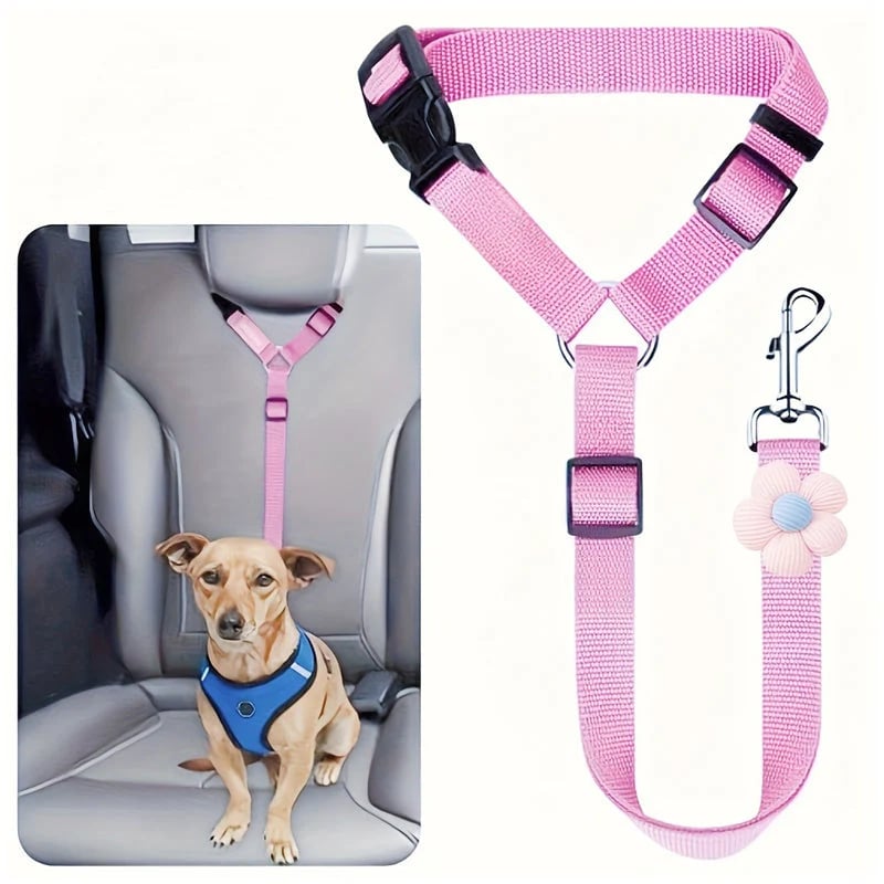 🔥Buy more save more🎁2-in-1 Dog Car Seat Belt & Walking Leash
