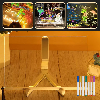 🖊️ Spark Creativity Instantly - 49% OFF - 🎁 Acrylic LED Message Board - For Vibrant, Endless Expression!