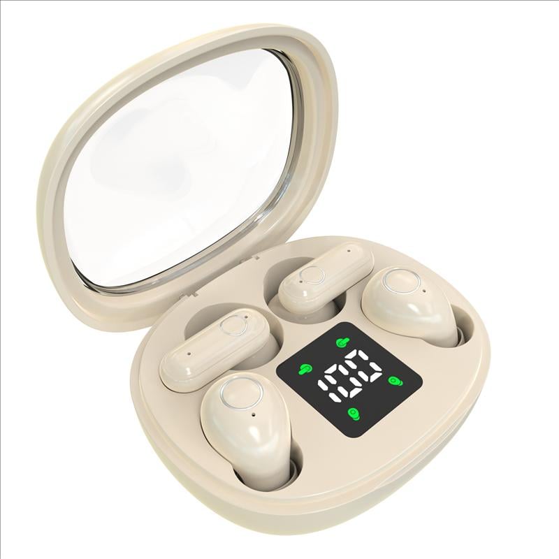 2 Pairs Wireless Bluetooth Headphones,Tiny Size Invisible Earbuds,Waterproof Headsets,With Mic,Sleep and Sports Earphones Set