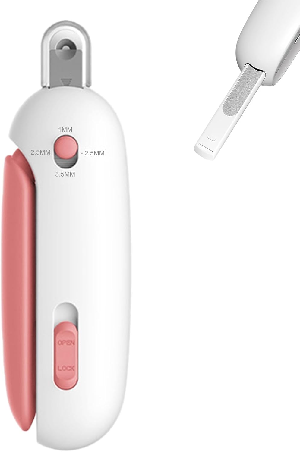 🔥2025 Cat Nail Clipper with Adjustable 3-Size Trimming Hole & Built-in Nail File