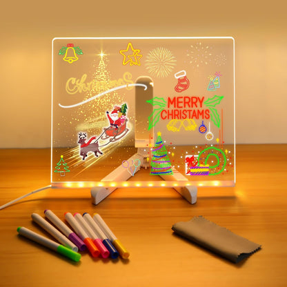 🖊️ Spark Creativity Instantly - 49% OFF - 🎁 Acrylic LED Message Board - For Vibrant, Endless Expression!