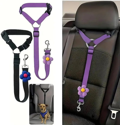 🔥Buy more save more🎁2-in-1 Dog Car Seat Belt & Walking Leash