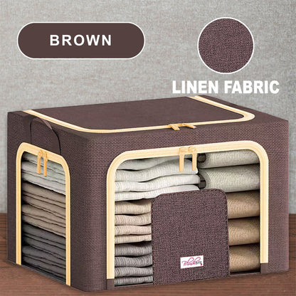 Collapsible Fabric Storage Containers, For Clothes,Blankets, Toys etc.
