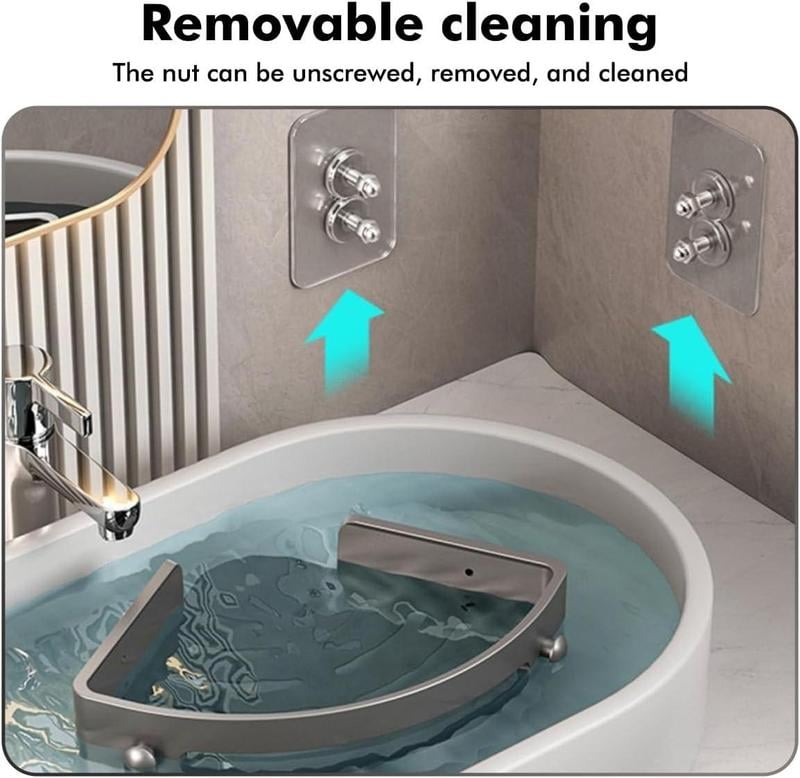 Triangle Shower Caddy Drill Free Wall MountShower Organizer