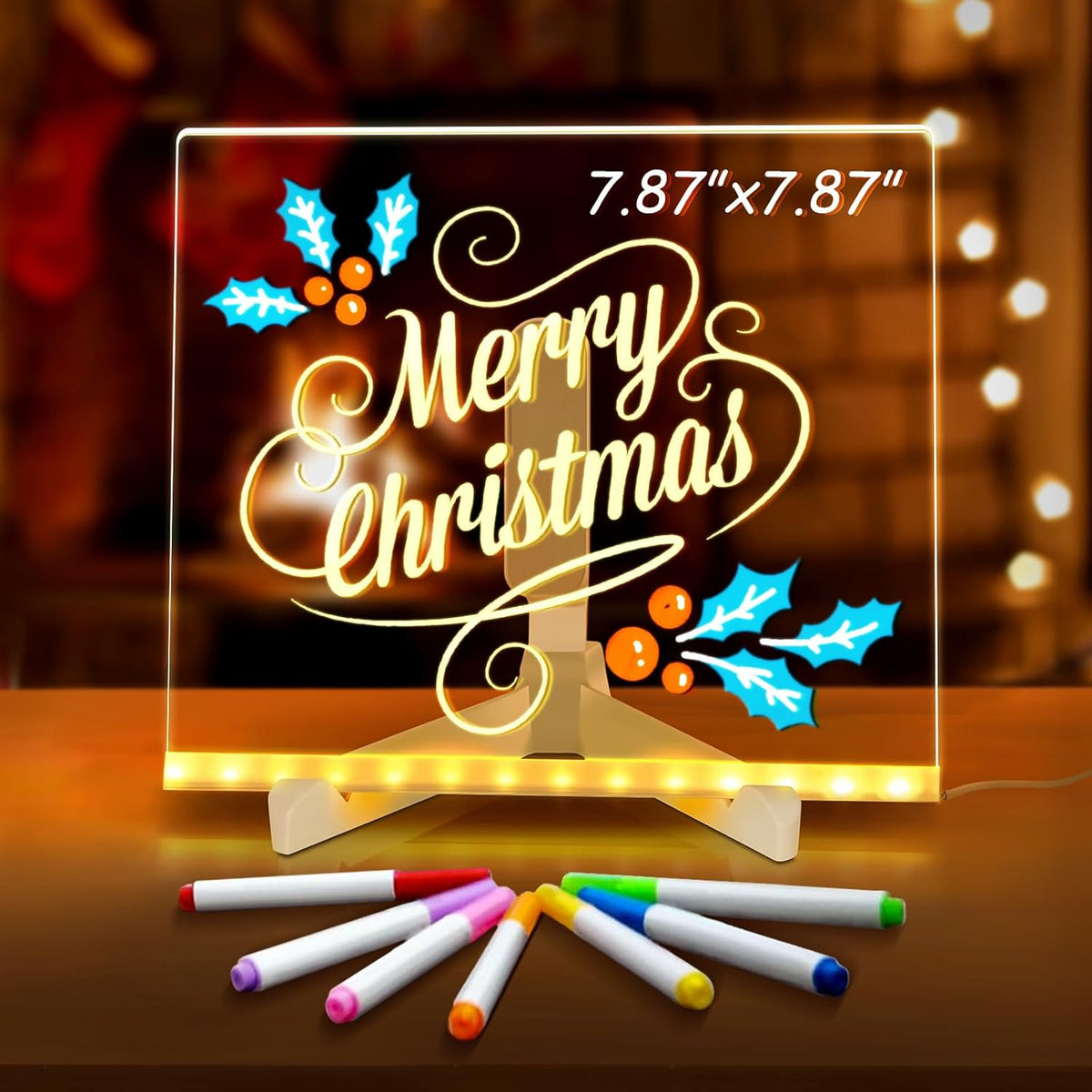 🖊️ Spark Creativity Instantly - 49% OFF - 🎁 Acrylic LED Message Board - For Vibrant, Endless Expression!