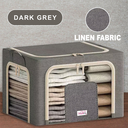 Collapsible Fabric Storage Containers, For Clothes,Blankets, Toys etc.