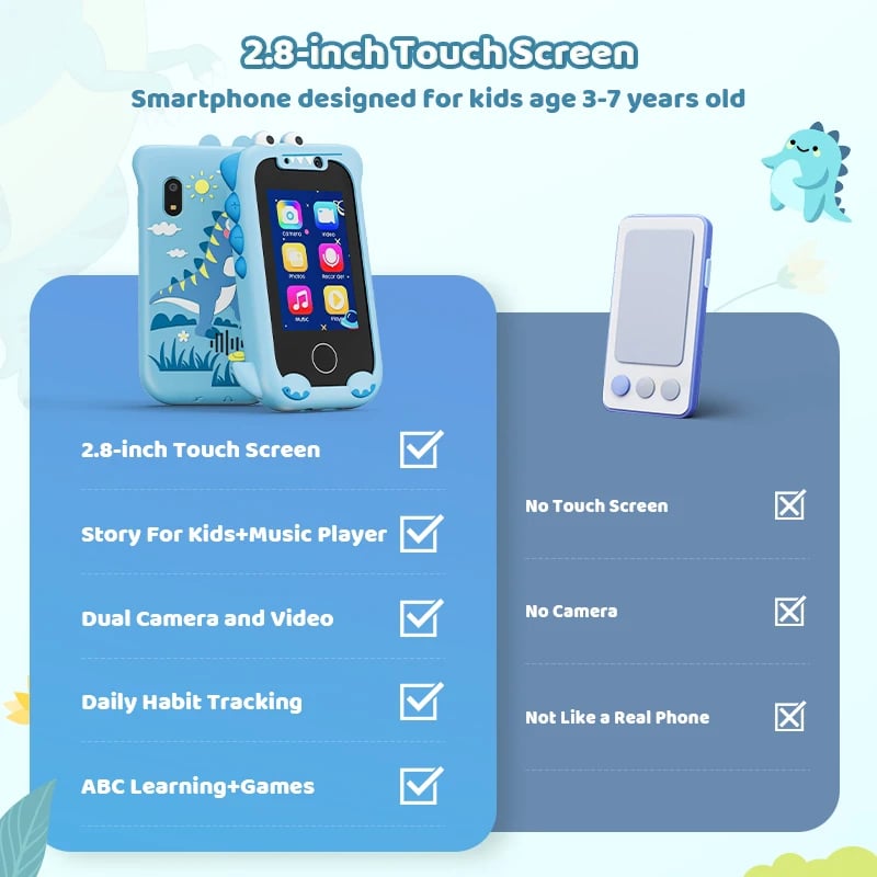 Kids Phone Gifts Toys for 3-12 Year Old