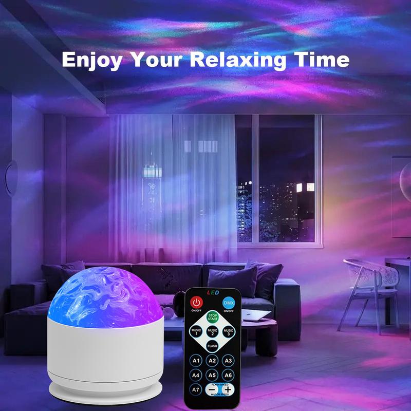7 Color change along with the rhythm of the music