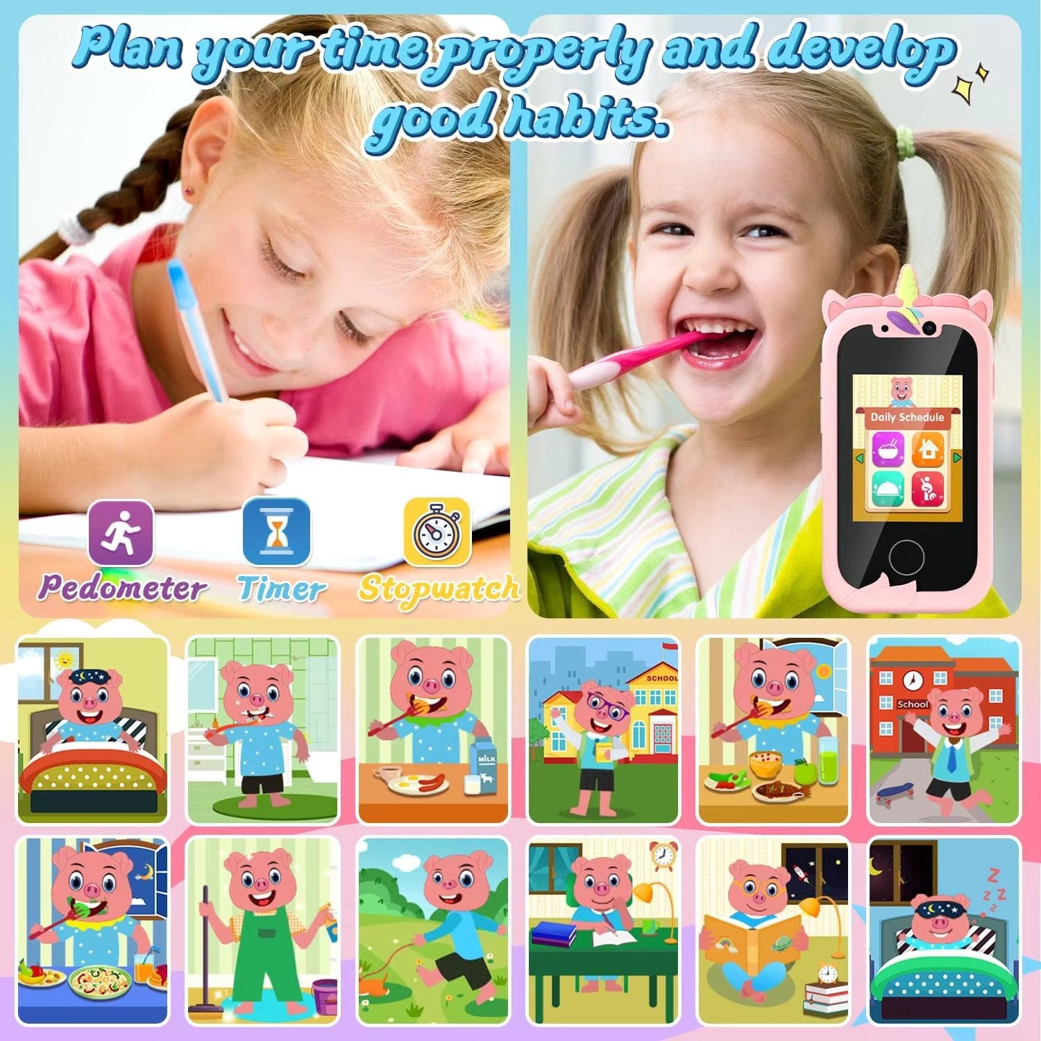 Kids Phone Gifts Toys for 3-12 Year Old