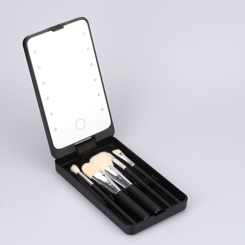 💖💖Travel Makeup Brush Set with LED light