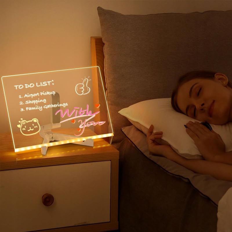 🖊️ Spark Creativity Instantly - 49% OFF - 🎁 Acrylic LED Message Board - For Vibrant, Endless Expression!
