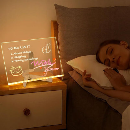 🖊️ Spark Creativity Instantly - 49% OFF - 🎁 Acrylic LED Message Board - For Vibrant, Endless Expression!