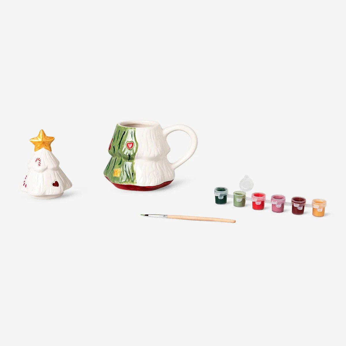 🎄DIY Ceramic Christmas Mug with Painting Kit🎄  - 300 ml